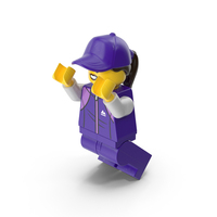 Lego Minifigure Female Sport Jumping PNG & PSD Images