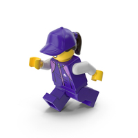 Lego Mini Figure Female Sport Running PNG & PSD Images