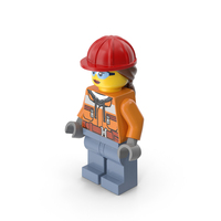 Lego Female Worker Neutral PNG & PSD Images