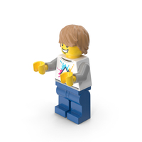 Lego Minifigure Male Arms Middle PNG & PSD Images