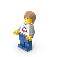 Lego Minifigure Male Bent Up PNG & PSD Images