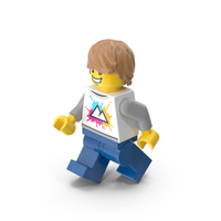 Lego Minifigure Male Walking PNG & PSD Images