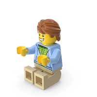 Lego Minifigure Male Sitting Arms Middle PNG & PSD Images