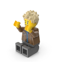 Minifigure Male Sitting Arms Up PNG & PSD Images