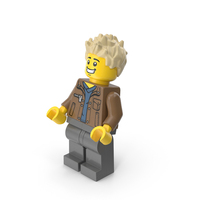 Minifigure Male Bent Up PNG & PSD Images