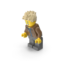 Minifigure Male Bent Down PNG & PSD Images