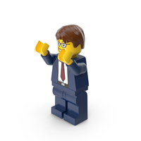 Lego Minifigure Male Arms Up PNG & PSD Images