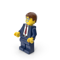 Lego Minifigure Male Bent Up PNG & PSD Images