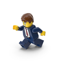 Lego Mini Figure Male Running PNG & PSD Images