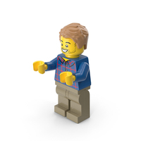 Lego Minifigure Male Arms Middle PNG & PSD Images