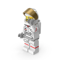 Lego Male Astronaut Arm Up PNG & PSD Images