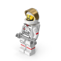 Lego Male Astronaut Bent Up PNG & PSD Images