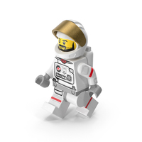 Lego Male Astronaut Walking PNG & PSD Images