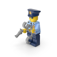 Lego Minifigure Male Police Arm Middle PNG & PSD Images