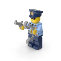 Lego Minifigure Male Police Arms Middle PNG & PSD Images