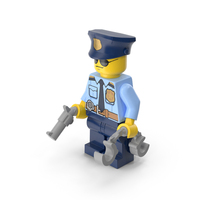 Lego Minifigure Male Police Neutral PNG & PSD Images