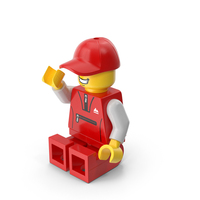 Lego Mini Figure Male Sport Sitting Arm Up PNG & PSD Images