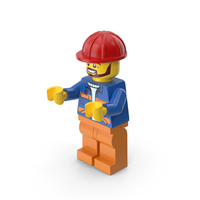 Lego Minifigure Male Worker Arms Middle PNG & PSD Images
