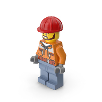 Lego Minifigure Male Worker Neutral PNG & PSD Images