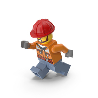 Lego Mini Figure Male Worker PNG & PSD Images