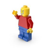 Lego Minifigure Basic Arm Up PNG & PSD Images