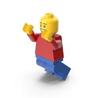 Lego Minifigure Basic Jumping PNG & PSD Images