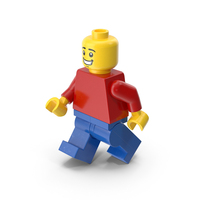 Lego Mini Figure Basic Walking PNG & PSD Images