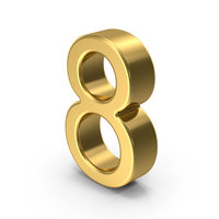 Number 8 PNG & PSD Images
