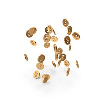 Dollar Money Coin Falling PNG & PSD Images