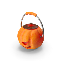 Jack O Lantern Pumpkin Basket Halloween PNG & PSD Images