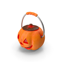 Jack O Lantern Pumpkin Basket Halloween PNG & PSD Images