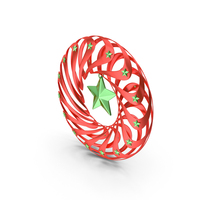 Christmas Wreath Coloured Icon PNG & PSD Images