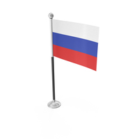Russia Desk Small Stand Flag PNG & PSD Images