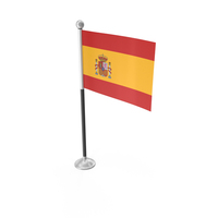 Spain Desk Small Stand Flag PNG & PSD Images