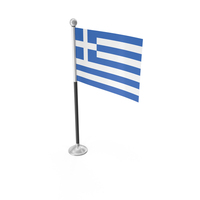 Greece Desk Small Stand Flag PNG & PSD Images