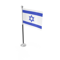 Israel Desk Small Stand Flag PNG & PSD Images