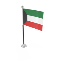 Kuwait Desk Small Stand Flag PNG & PSD Images