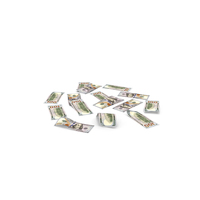 Many 100 Dollar Notes Few Ground PNG & PSD Images