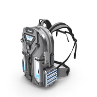 Sci Fi Bag White PNG & PSD Images