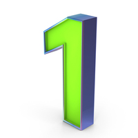 Number 1 PNG & PSD Images