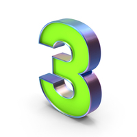 Number 3 PNG & PSD Images