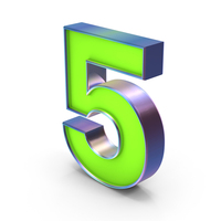 Number 5 PNG & PSD Images