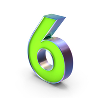Number 6 PNG & PSD Images