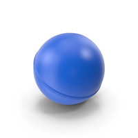 Rubber Bouncy Ball Blue PNG & PSD Images