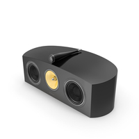Bowers & Wilkins HTM2 D2 Piano Black Gloss PNG & PSD Images