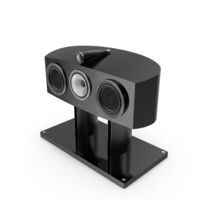 Bowers & Wilkins HTM2 D3 Gloss Black on FS HTM D3 Black PNG & PSD Images