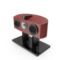 Bowers & Wilkins HTM2 D3 Rosenut on FS HTM D3 Black PNG & PSD Images