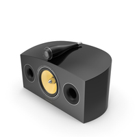 Bowers & Wilkins HTM4 D2 Piano Black Gloss PNG & PSD Images
