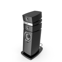 Focal JMLab Stella Utopia EM Black Lacquer PNG & PSD Images