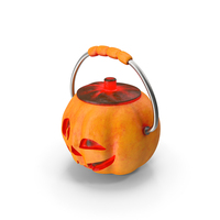 Jack O Lantern Pumpkin Basket Halloween PNG & PSD Images